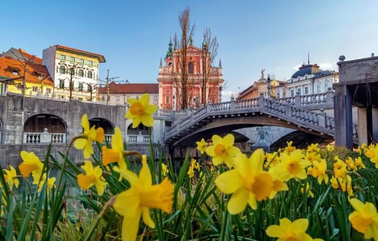 Ljubljana keväällä